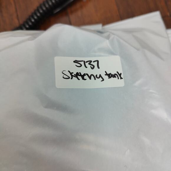 Sketchy Tank Hoodie Mens Medium Black Pullover Sweatashirt Fleece Shrooms Skull - Picture 10 of 10